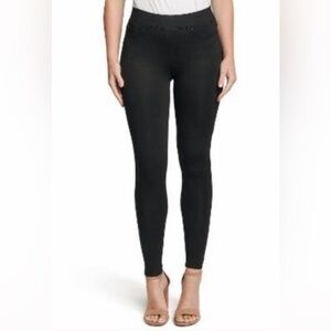 ✅ NWT Seven7 Womens  Black Pull-On Jeans Size L